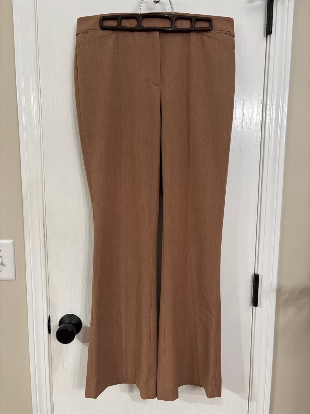 White House Black Market Brown Boot-Cut Dress Pants